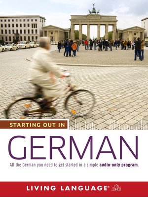 cover image of Starting Out in German
